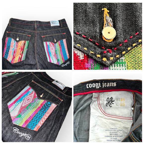 Coogi Y2K Jeans Big & Tall 46 - Picture 5 of 15